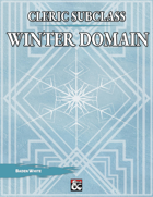 Cleric Subclass - Winter Domain