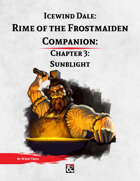 Rime of the Frostmaiden Companion 3: Sunblight