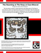 Rime of the Frostmaiden - The Haunting at the Keep at Caer-Dineval