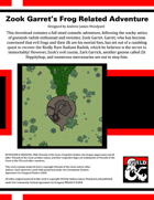Zook Garret's Frog Related Adventure!