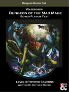 DotMM: Boxed Flavor Text and Combat Tracker - Level 4 (Waterdeep: Dungeon of the Mad Mage)
