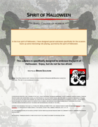 Spirit of Halloween, Bard: College of Horror