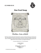 CCC-NUKE-02-01 "One Fowl Soup"
