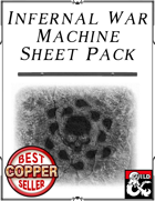 Infernal War Machine Sheet Pack