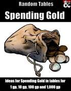 Spending Gold - Random Tables
