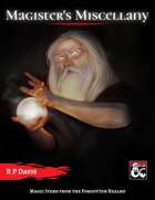 Magister's Miscellany - Magic Items of the Forgotten Realms