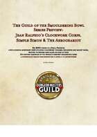 The Guild of the Smouldering Bowl Series Preview: Jean Ralphio's Clockwork Corps, Simple Simon & The Aerochariot
