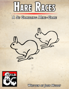 Hare Races - A 5e Gambling MiniGame
