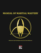 Manual of Martial Mastery