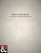 Warlock Pact Boons