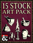 Stock and Filler Art Pack - Character Inventory - Hand Drawn Style