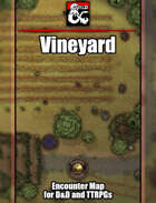 Vineyard Battlemap w/Fantasy Grounds support - TTRPG Map