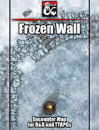 Frozen Wall Battlemap w/Fantasy Grounds support - TTRPG Map