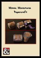 Mimic Miniatures- Chests and Barrels