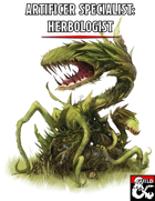Artificer Specialist: Herbologist