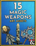 15 Magic Weapon — Stock Art — Hand Drawn Style