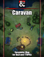 Caravan Battlemap w/Fantasy Grounds support - TTRPG Map