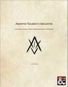 Amentis Valdric's Arcanum