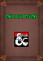 One Page Poisons