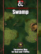 Swamp Battlemap w/Fantasy Grounds support - TTRPG Map