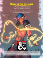 Order of The Siphoner: D&D5e Blood Hunter Subclass