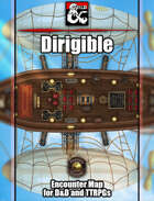 Dirigible Battlemap w/Fantasy Grounds support - TTRPG Map