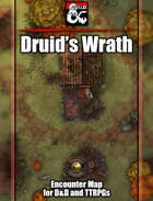 Druid's Wrath Battlemap w/Fantasy Grounds support - TTRPG Map