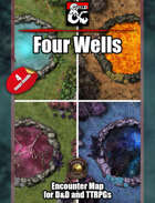 Four Wells Battlemap w/Fantasy Grounds support - TTRPG Map