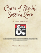 Curse of Strahd Session Zero Notes - Player Handout