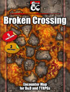 Broken Crossing animated battlemap - jpg/mp4 - Fantasy Grounds/Foundry VTT