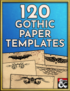 120 Gothic Paper, Letter, and Handout Templates - Hand Drawn Style