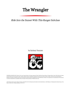 The Wrangler Ranger