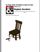So your party decided to start an INN- Volume 4 - Regular Inn-ventory