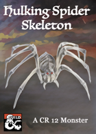Hulking Spider Skeleton
