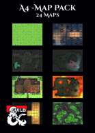 A4 Map collection - 24 Maps for your Campaign / A4 Karten Sammlung - 24 Karten für deine Sammlung