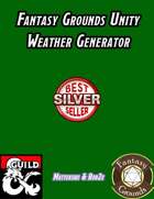 Fantasy Grounds Unity Weather Generator