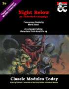Classic Modules Today - Night Below 5e Conversion