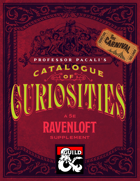 Professor Pacali's Catalogue of Curiosities
