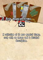 12 New ilustrated magic items II