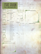 The Ruin 5th edition Character Sheet