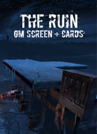 The Ruin D100 - GM Screen and Cards