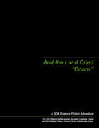 And the Land Cried "Doom!"