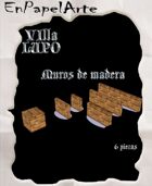 Muros de madera (tabloide) Wooden plank walls