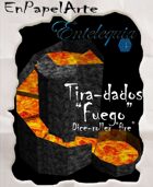 Tira-dados Cascada circular "Fuego"(tabloide) Dice roller Circular cascade "Fire"