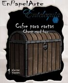 Cofre para cartas madera / Chest Card box wood