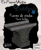 Puente de piedra (carta) Stone bridge
