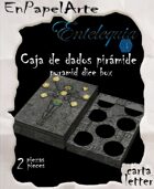 Caja de dados piramide / Pyramid Dice box