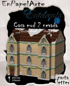 Casa mod. 2 nieve / House mod. 2 snow (carta)