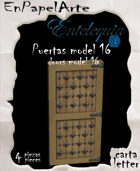 Puertas modelo 16 - Doors model 16 (carta)