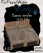 Camas simples matrimonial/ Simple Beds double
